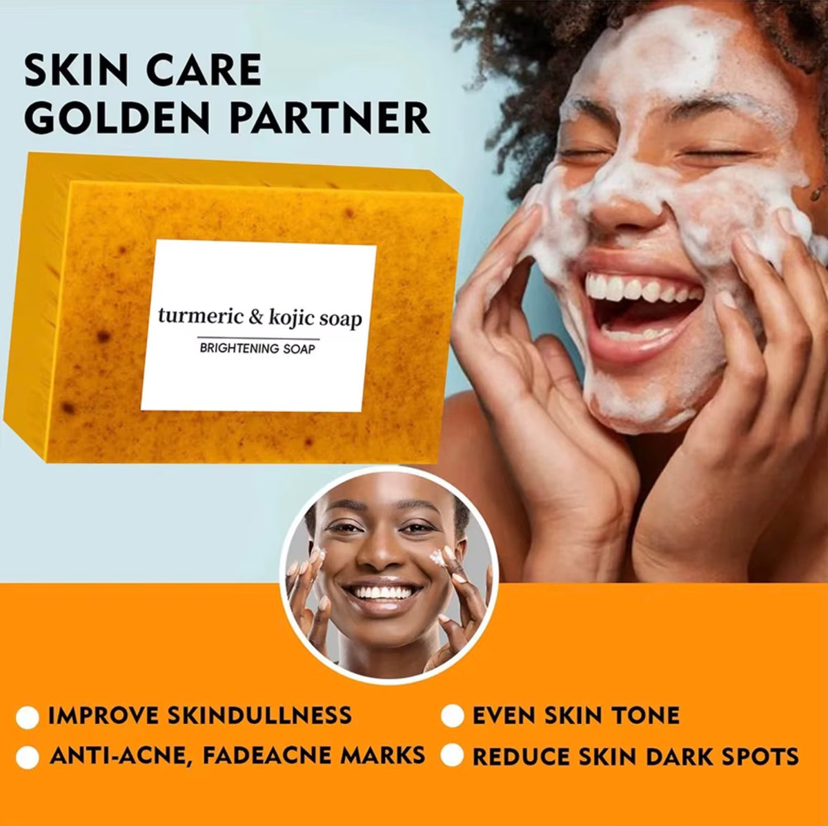Brightening Turmeric & Kojic Acid Cleansing
Bar!!!
